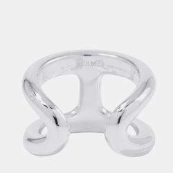 Pre Owned Hermes Osmoz Ring Size GM/56/#16 Sv925