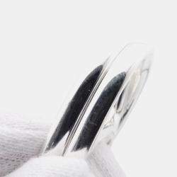 Pre Owned خاتم مزدوج هيرمس شين دانكر بونك مقاس 52 فضة 925