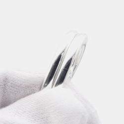 Pre Owned خاتم مزدوج هيرمس شين دانكر بونك مقاس 52 فضة 925