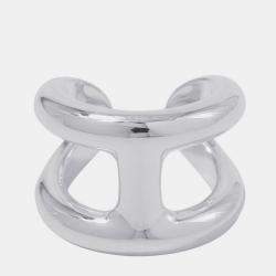 Pre Owned خاتم هيرمس أوزموز مقاس كبير / 51 / #11 فضة 925