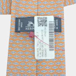 Pre Owned ربطة عنق هيرمس حرير
