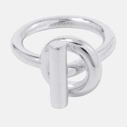 Pre Owned Hermes Echappeering Size Mm/58/#18 Sv925