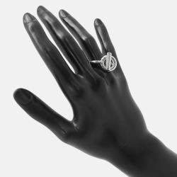 Pre Owned Hermes Echappeering Size Mm/58/#18 Sv925