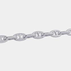 Pre Owned Hermes Chaine D'Ancre Bracelet 14 Frames Size Gm Sv925