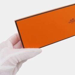 Pre Owned Hermes Chaine D'Ancre Bracelet 14 Frames Size Gm Sv925