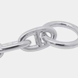 Pre Owned Hermes Chaine D'Ancre Bracelet 14 Frames Size Gm Sv925