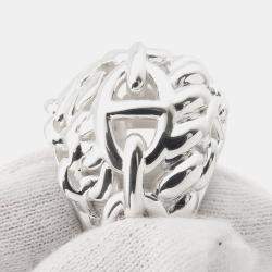 مملوكة مسبقًا Hermes Chaine D'Ancre Multi Chain Ring Size Tgm/56/#16 Sv925