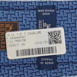 Pre Owned Hermes silk tie