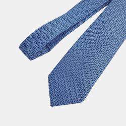 Pre Owned Hermes silk tie