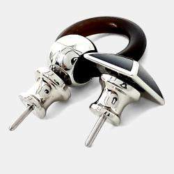 Pre Owned أقراط هيرميس ميدور إكس أو فضة