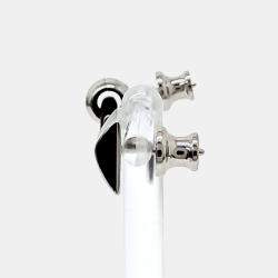 Pre Owned أقراط هيرميس ميدور إكس أو فضة