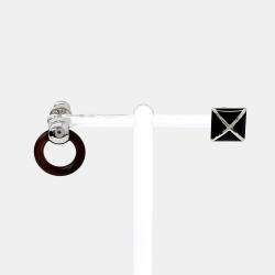 Pre Owned Hermes Medore XO Silver Sarrings