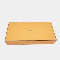 مملوكة مسبقًا Hermès Navy Blue Steeple Chase Cashmere & Silk Rectangle Scarf