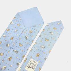 Pre Owned Hermes Silk Pastel Blue Tie
