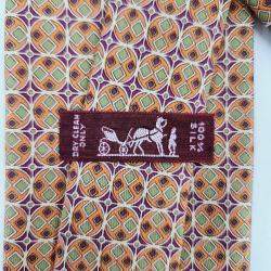 Pre Owned Hermès Silk Multicolor Tie