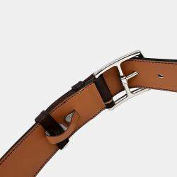 Pre Owned Hermès Brown Leather Belt (L)
