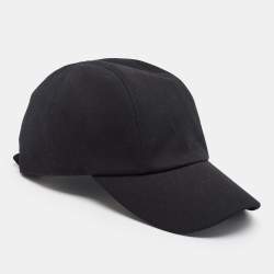 Pre Owned Hermès Black Cotton Baseball Cap Size 59 cm