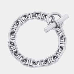 مملوكة مسبقًا Hermes Vintage Chaine D'Ancre Bracelet, 13 Links Size Gm Sv800
