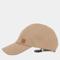 مملوكة مسبقًا Hermes Cap Miles Size 59 Kraft Cotton97% Polyurethane3%