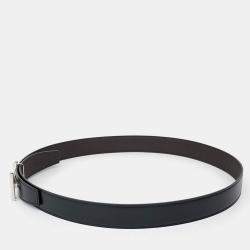 Pre Owned Hermès H Reversible Dark Chocolate Belt (U)