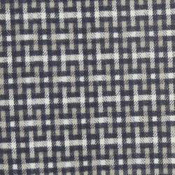 Pre Owned Hermès Blue Cashmere H Ecossais Scarf 