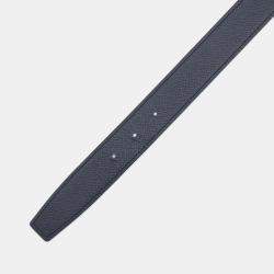 Pre Owned Hermes Rider Belt Size 90 Caban/White Epsom