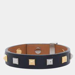 Pre Owned Hermes Mini Dog Stud Bracelet T2