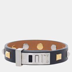 Pre Owned Hermes Mini Dog Stud Bracelet T2