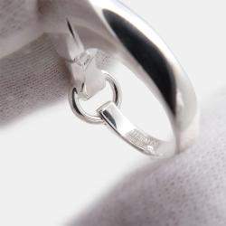 Pre Owned Hermes Gallop  SV925 Ring Size EU 59 