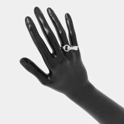 Pre Owned Hermes Gallop  SV925 Ring Size EU 59 