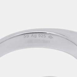 Pre Owned Hermes Gallop  SV925 Ring Size EU 59 