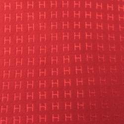 مملوكة مسبقًا ربطة عنق هيرمس جاار حرير أتش فاكوني حمراء