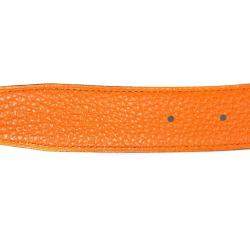 Hermes Reversible Leather Belt Size 100 Cm