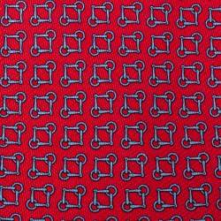 مملوكة مسبقًا Hermes Pink Printed Silk Classic Tie