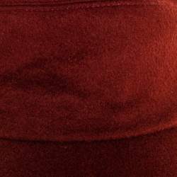 Hermés Rustic Brown Cashmere Baseball Cap Size 57