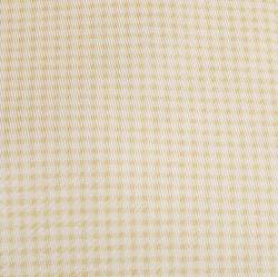 Pre Owned Hermes Cream Check Print Silk Tie