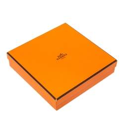 Pre Owned Hermes Black/Chocolate Chamonix and Togo Leather Constance Reversible Belt 100 CM