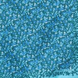 مملوكة مسبقًا Hermès Blue Floral  Printed Silk Pocket Square