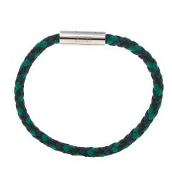 Pre Owned Hermès Multicolor Braided Leather Goliath Bracelet