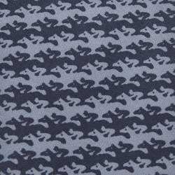 Pre Owned Hermès Grey Patterned Silk Traditional Tie