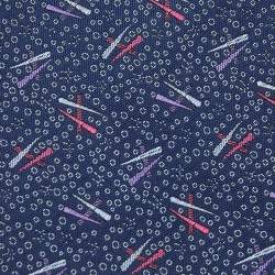 Pre Owned Hermes Navy Blue H Patterned Silk Jacquard Tie