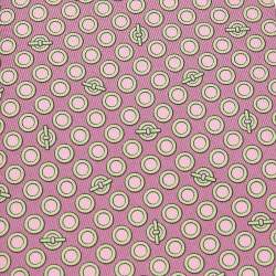 Pre Owned Hermes Pink Geometric Circles Patterned Silk Tie