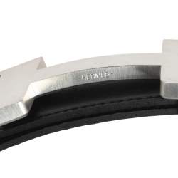 Pre Owned Hermes Black/Moka Box and Swift Leather Constance Reversible Belt 100CM