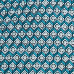 Pre Owned ربطة عنق هيرمس حرير أزرق مطبوع طباشير بلياردو