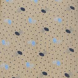 Hermes Beige Dot Patterned Silk Jacquard Tie