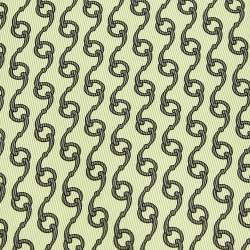 Hermes Lime Green Chainlink Printed Silk Tie