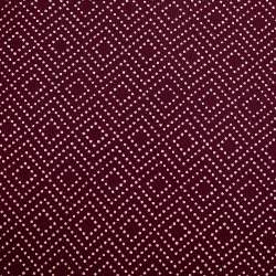 مملوكة مسبقًا Hermes Burgundy Printed Silk Tie