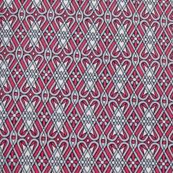 Hermes Pink Orbits Printed Silk Tie