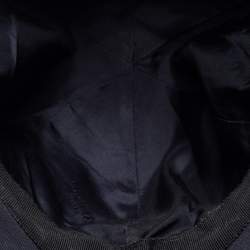Hermes Navy Blue Cotton Twill Riley H Droit Baseball Cap 