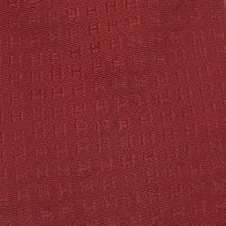 Pre Owned Hermes Raisin Faconnee H Silk Tie